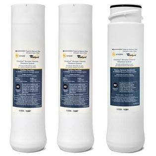 Whirlpool WHER25 & Kenmore Ultrafilter 450 / 650 Pre/Post Filter Set with Membrane