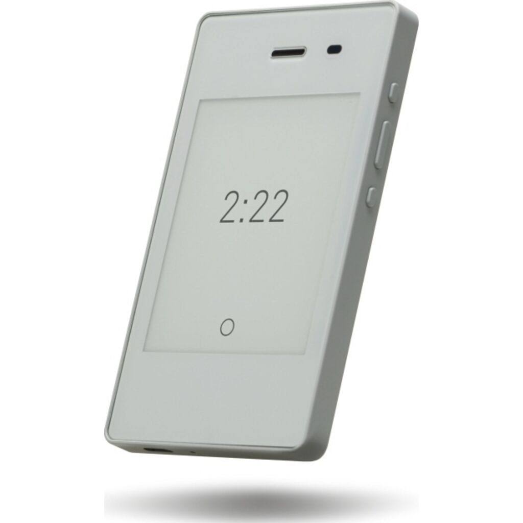 The Light Phone II Minimalist Cell Phone in Gray