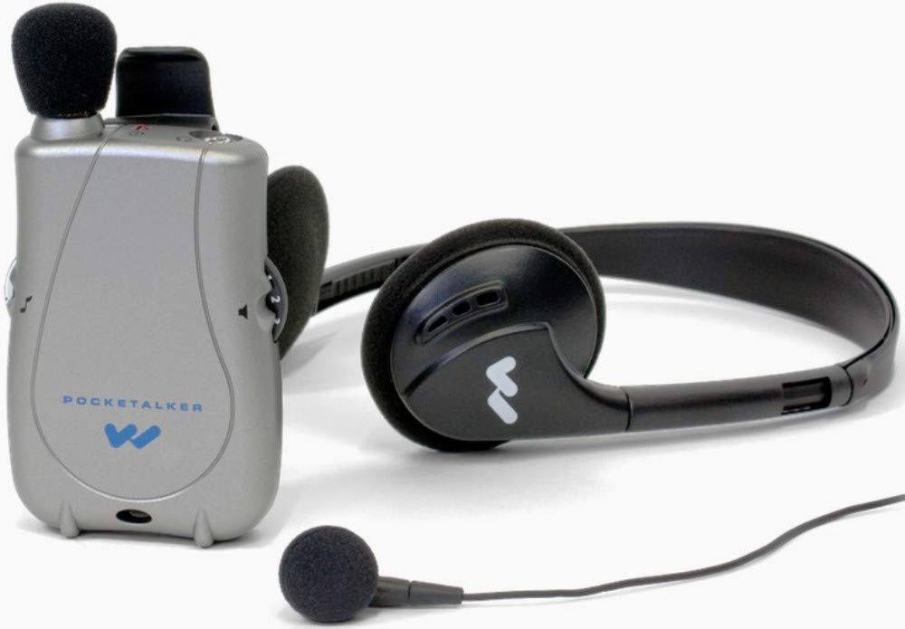 Williams Sound Pocketalker Ultra Duo Amplifier Kit with Headphones and Earbud, PKTD1-EH