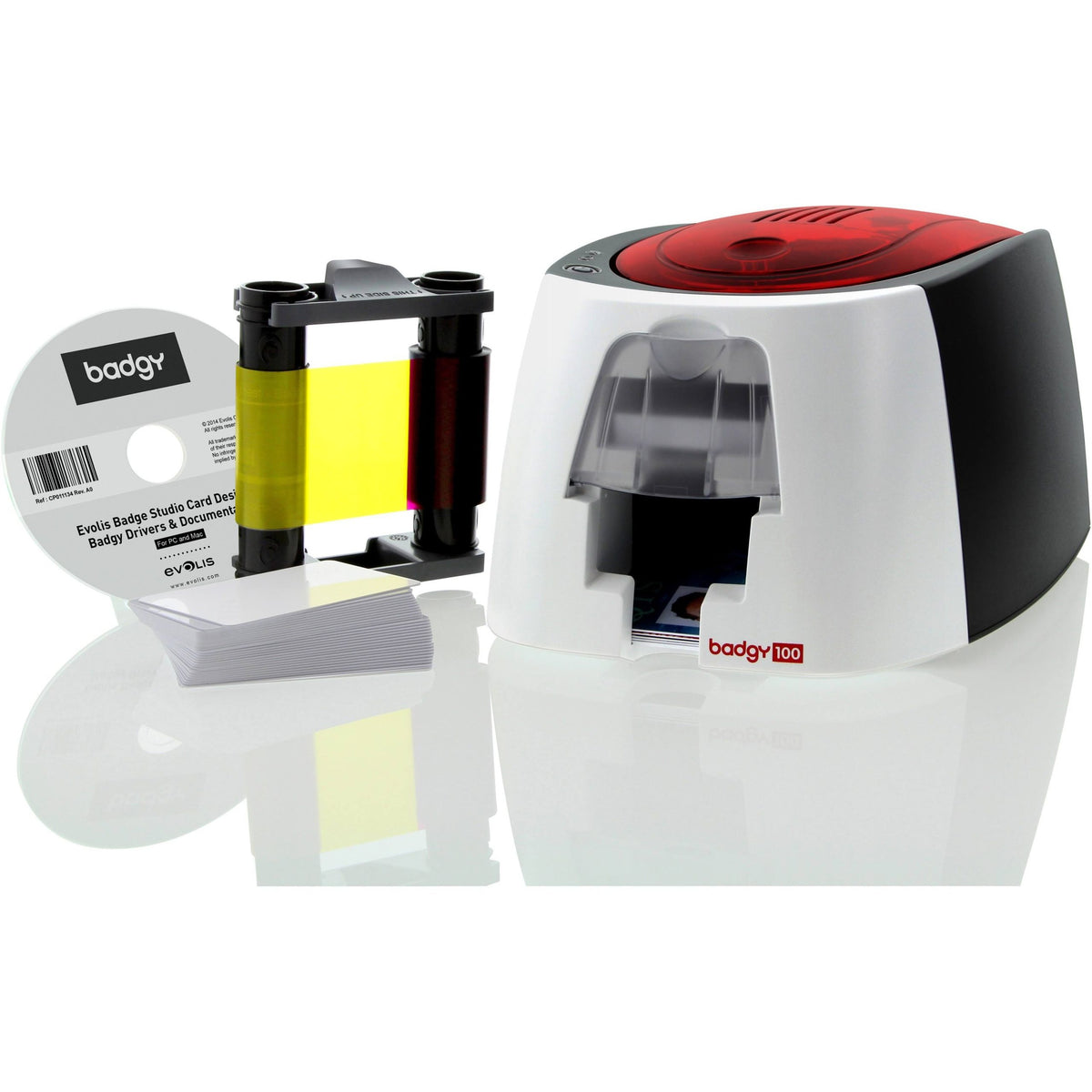 Evolis Badgy100 Color Printer for ID Cards