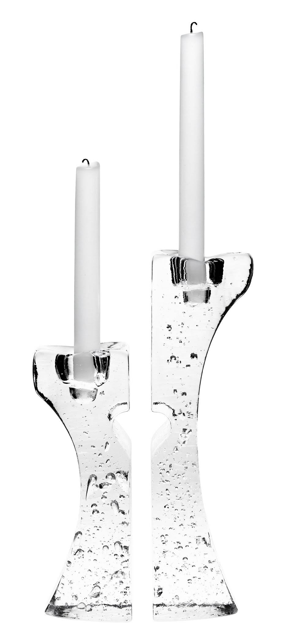 Kosta Boda Connect Candlestick Set, 2-Piece