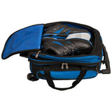 Ebonite Transport II Red 2-Ball Roller Bowling Bag