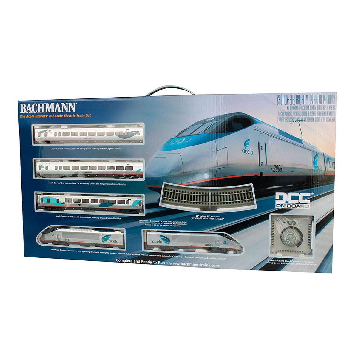 Bachmann Industries Acela Amtrak Train Set with DCC, HO Scale