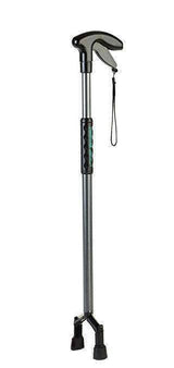 Handy Cane Medium All-in-One Walking Aid with Built-In Reacher Grabber