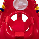 SwimWays Molded Plastic Baby Tug Boat Float with Canopy and Interactive Toys