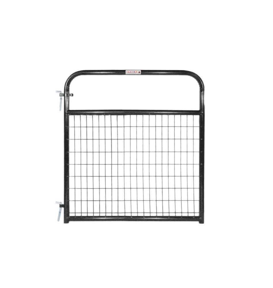 Tarter WFGBL4 Wire-Filled Farm Gate, Black, 4 ft.