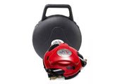 BUN3:RED Automatic Grill Cleaning Robot by Grillbot, Featuring a Carry Case, Red