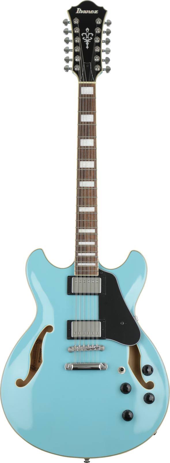 Ibanez Artcore AS7312 12-String Electric Guitar in Mint Blue