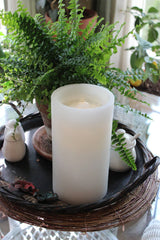 AquaFlame Flameless Candle Fountain in Ivory