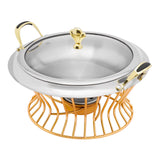 2L Nonstick Chafing Dish with Adjustable Buffet Food-Warming Surface