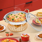 2L Nonstick Chafing Dish with Adjustable Buffet Food-Warming Surface