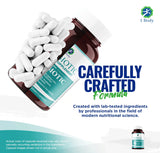 1 Body Probiotic Supplement, 2 Bottles with 30 Billion CFU, Prebiotics and 120 Acid-Resistant Vegan Capsules for Men and Women, Formulated to Promote Gut Health and Support the Immune System