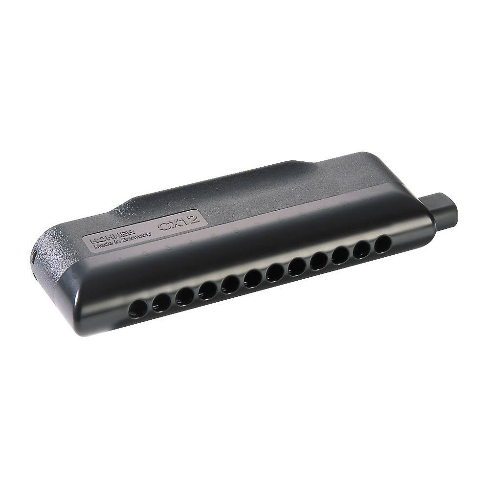 Hohner 7545 CX12 Chromatic Harmonica in Black