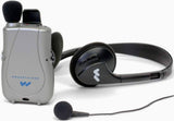 Williams Sound Pocketalker Ultra Duo Amplifier Kit with Headphones and Earbud, PKTD1-EH