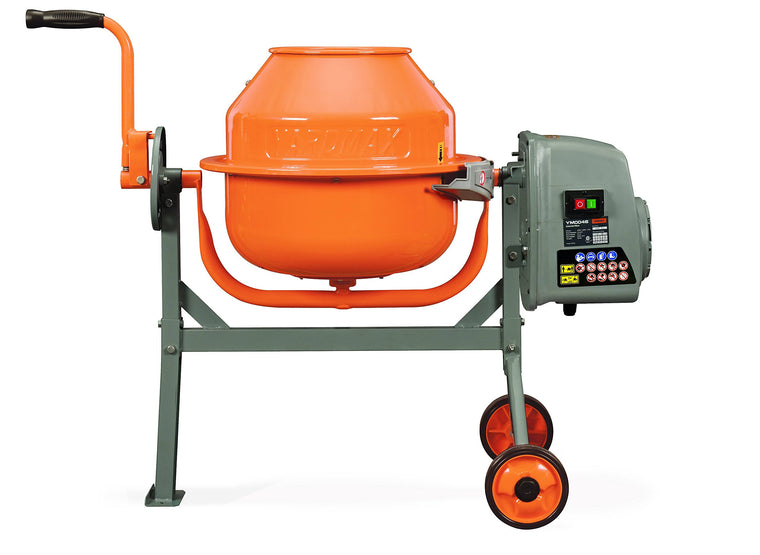 Yardmax YM0046 Concrete Mixer with 1.6 Cu. ft. Capacity