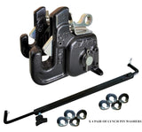 Pats Easy Change Quick Hitch System with Stabilizer Bar, Flexible and Durable, Red Cat #1