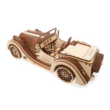UGears Roadster VM-01 Mechanical Model, 3-D Wooden Puzzle