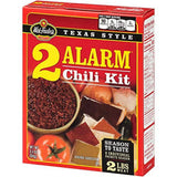 Wick Fowlers Texas-Style 2 Alarm Chili Kit, Eight 3.3 oz Packs